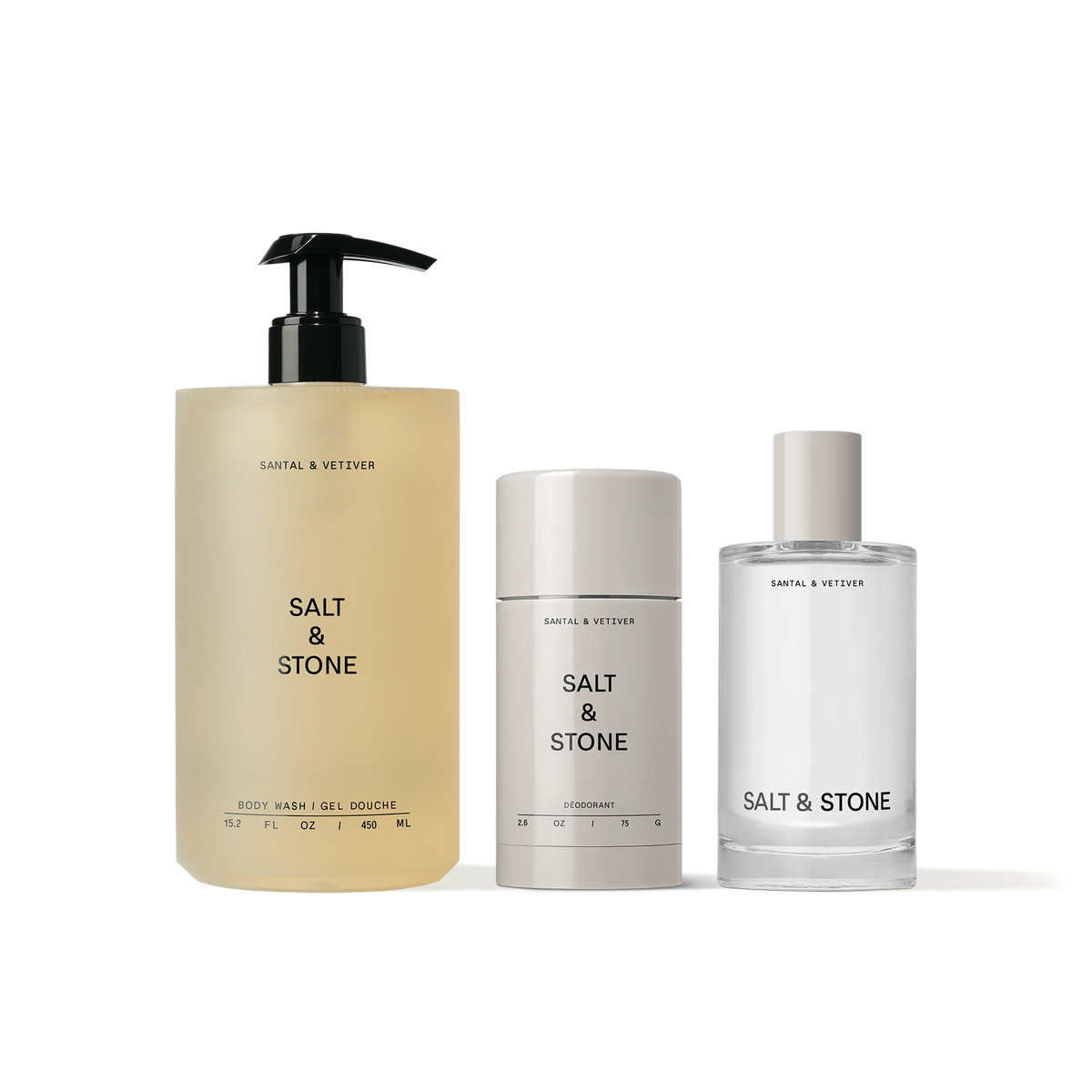 Best Sellers Set — Santal & Vetiver / 15.2 FL OZ / 450 mL
