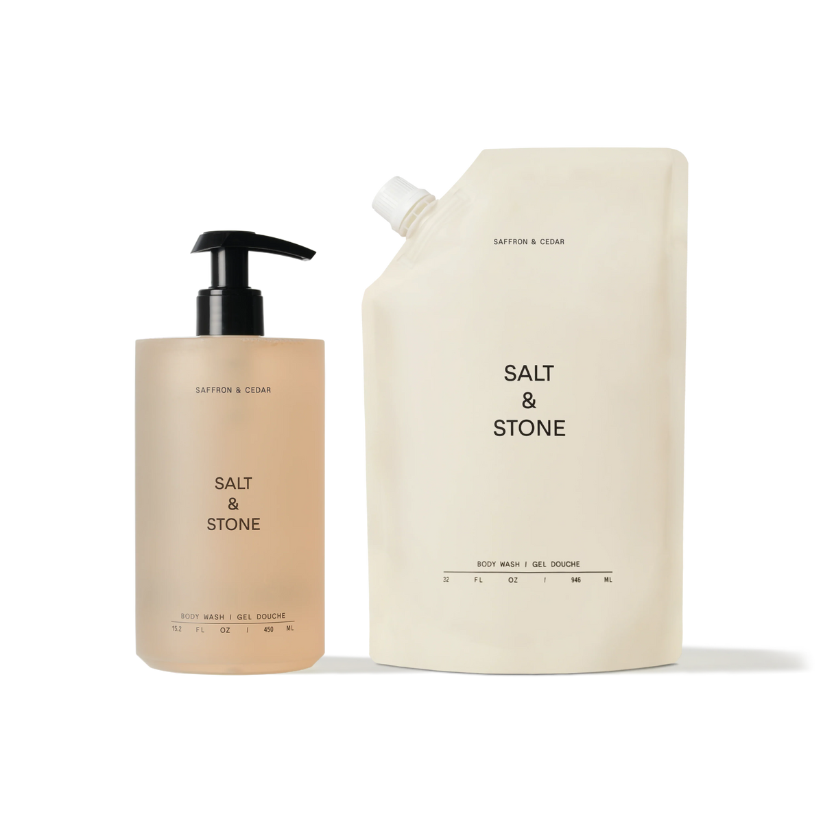 Body Wash Refill Set — Saffron & Cedar / 32 FL OZ / 946 ML